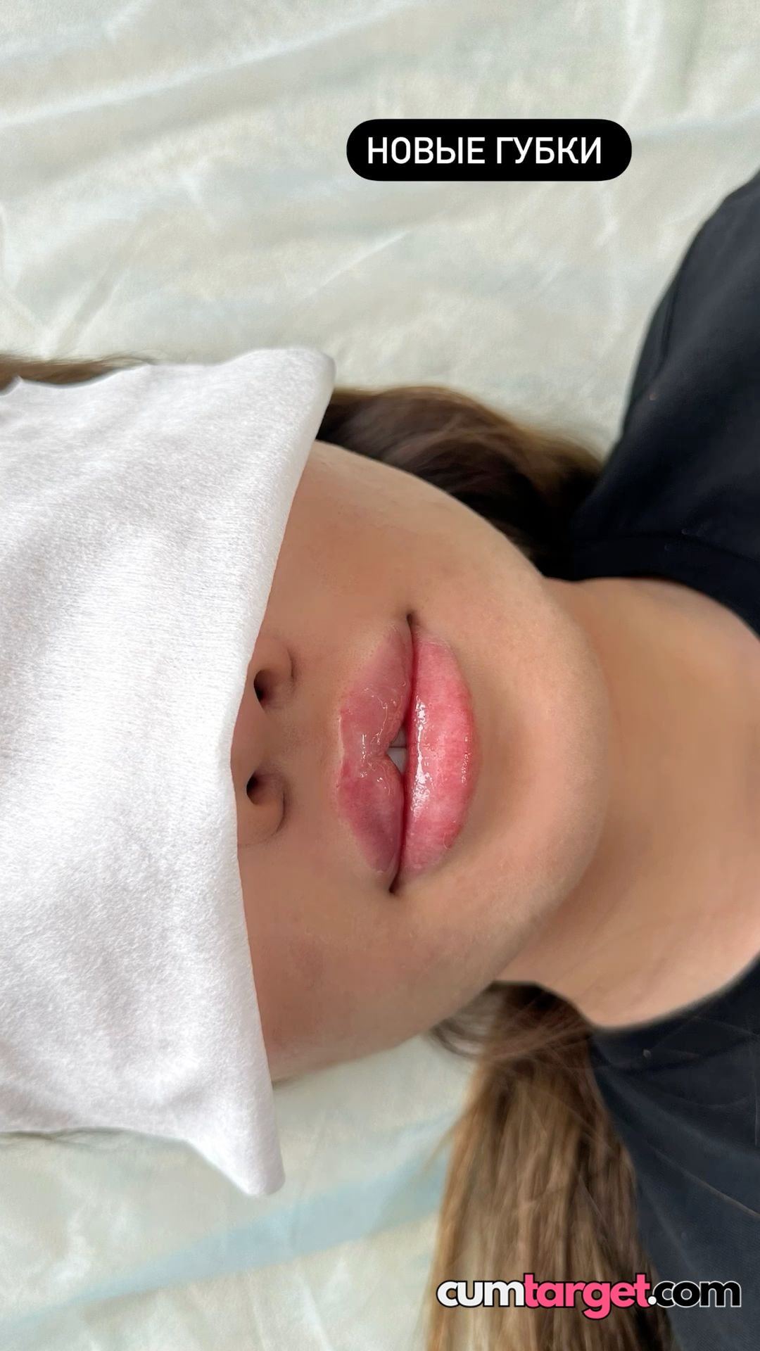 Wait for you Close-up of Glossy Lips