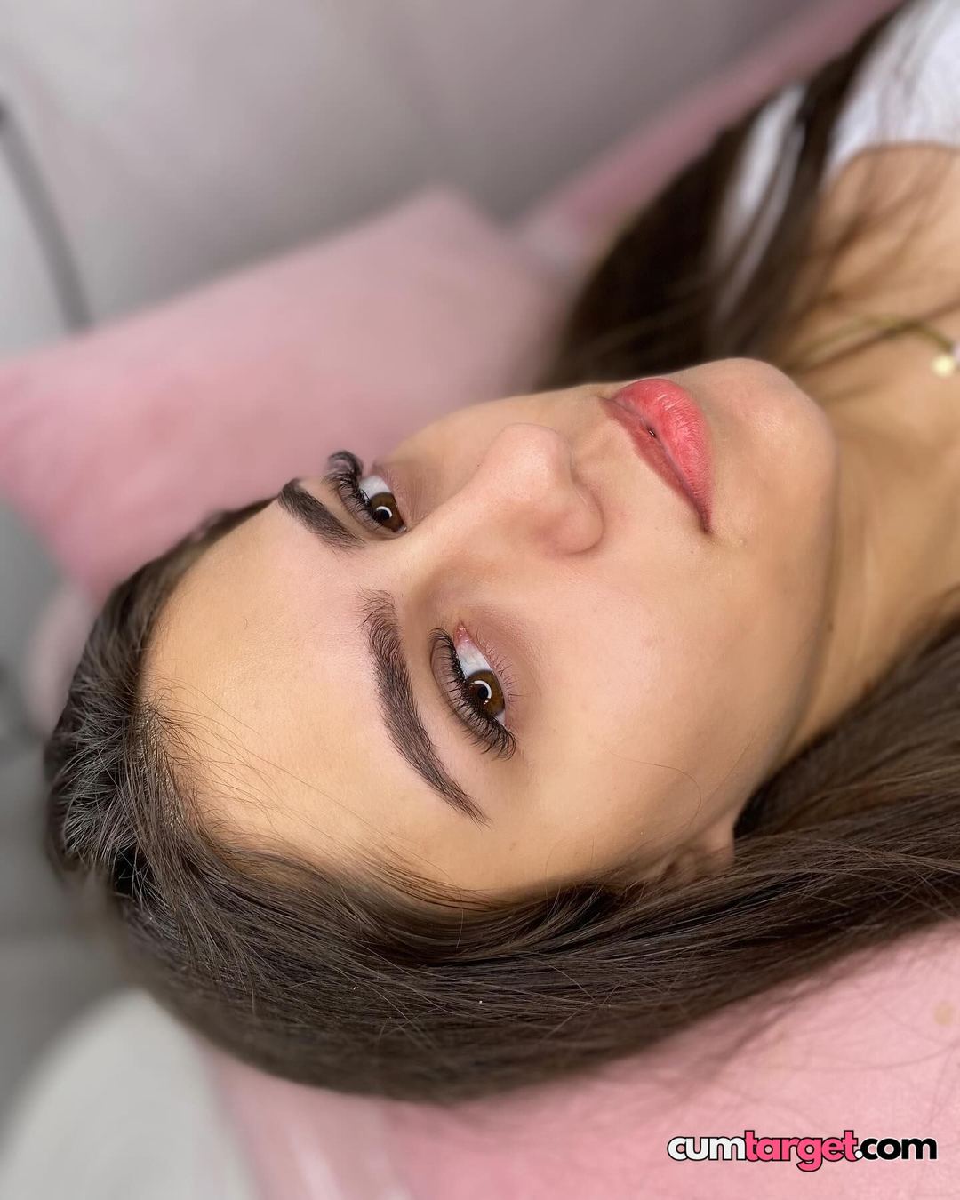 Waiting for Cum Close-up of Woman's Face