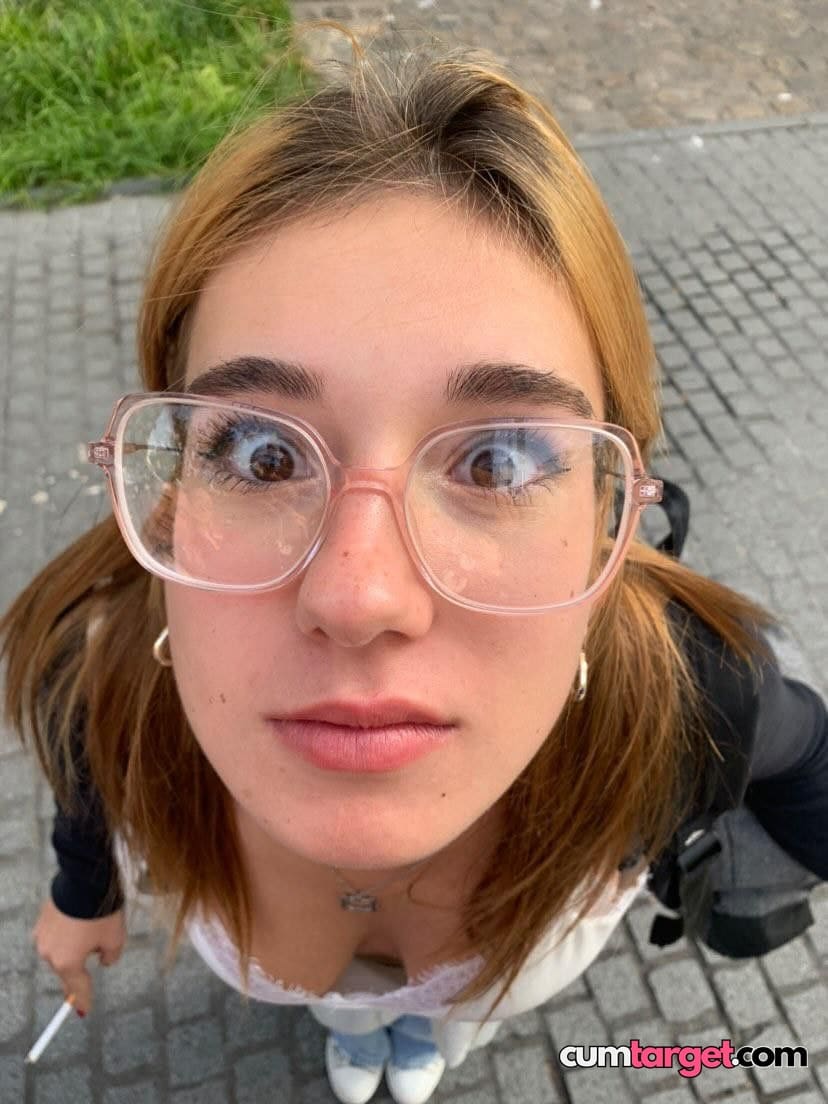 Cum On Surprised Woman Looking Up