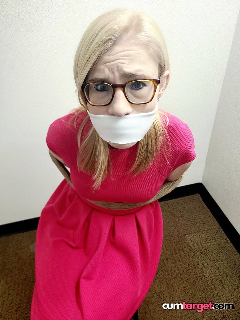 Cum On Woman Bound and Gagged
