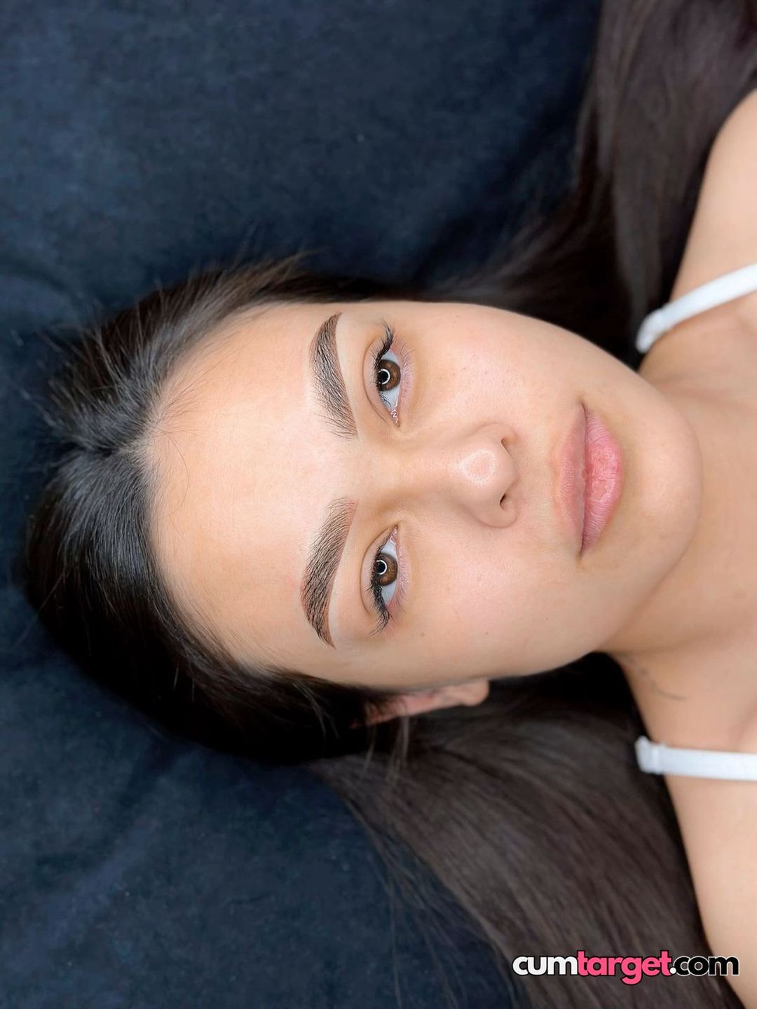Waiting for Cum Close-up of Woman Lying Down
