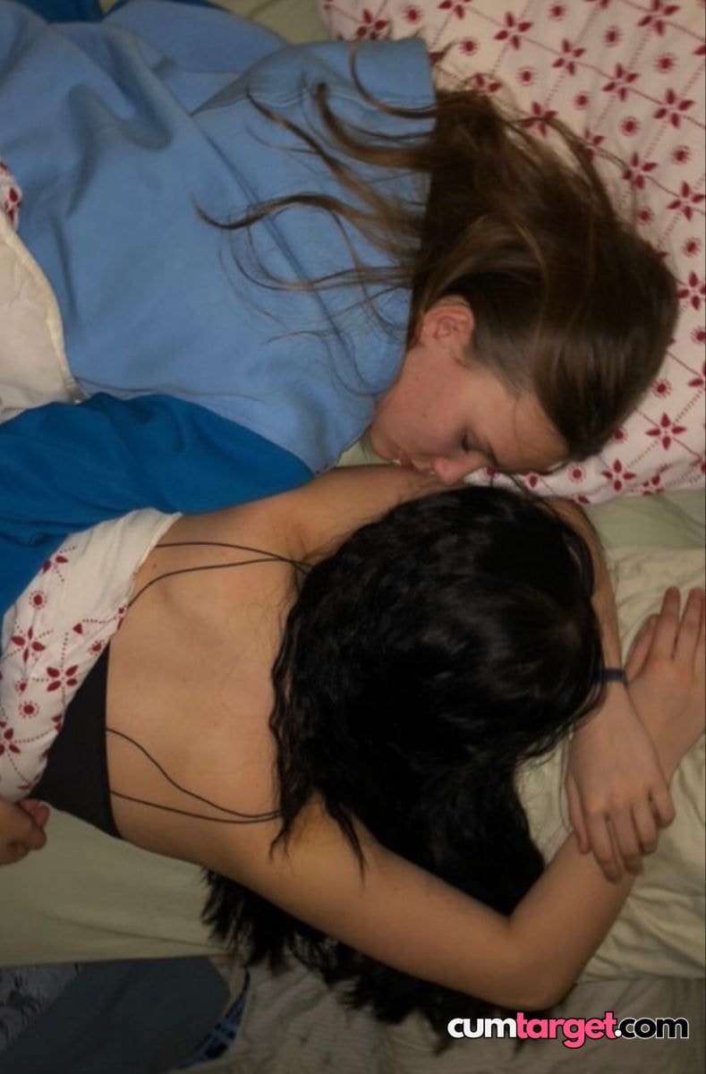 Cum On Two People Lying Close Together