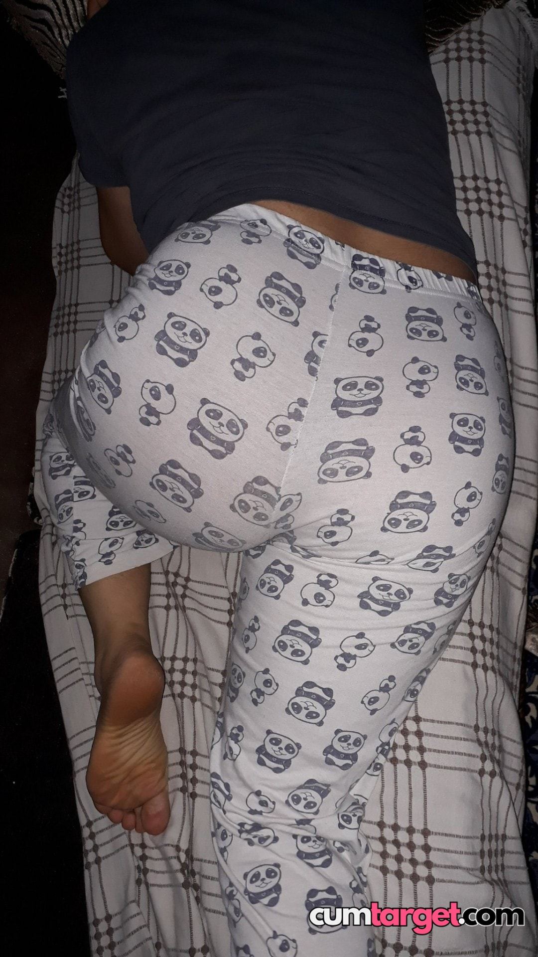 Target Person Lying on Bed