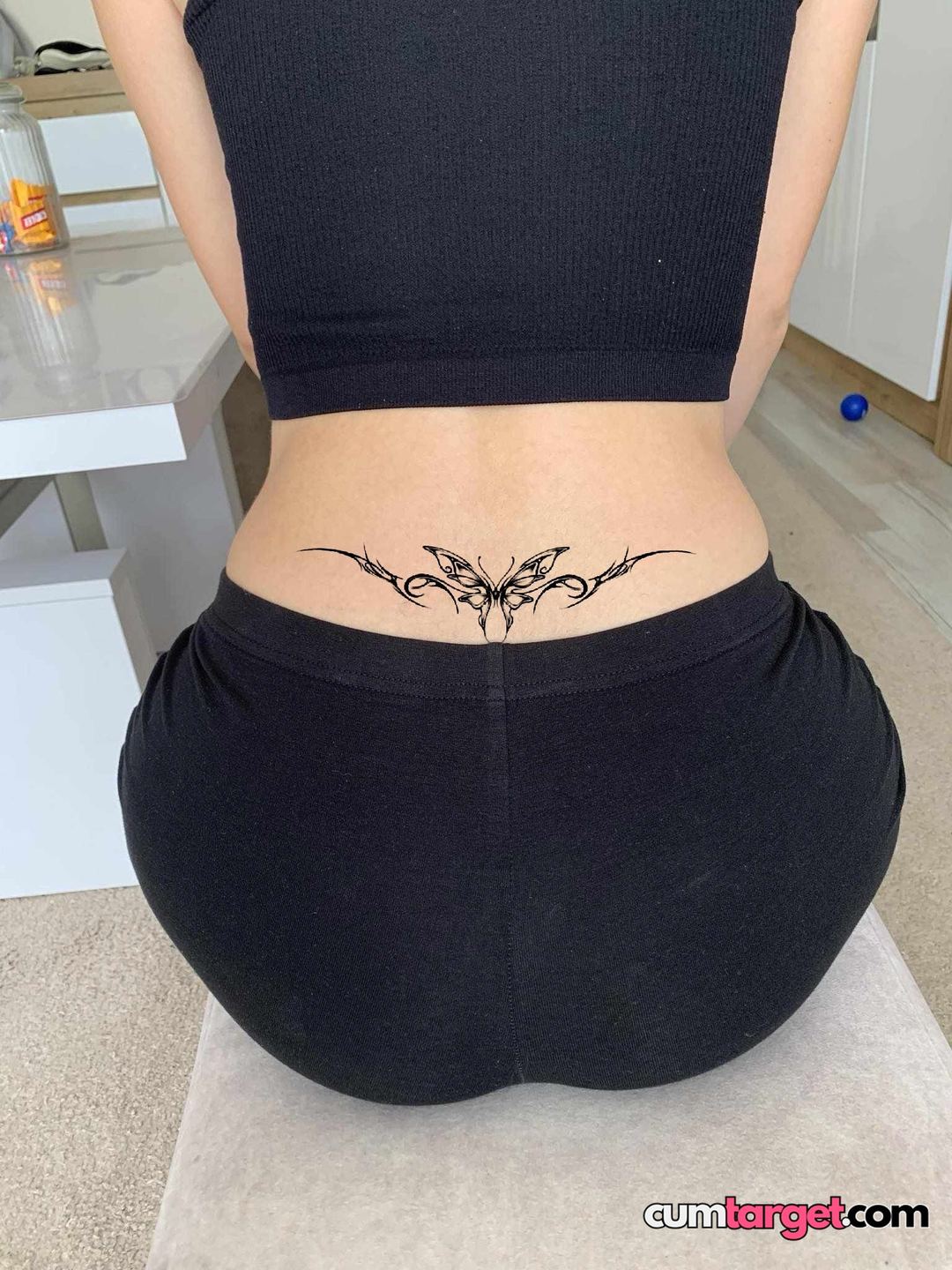 Target Lower Back Tattoo Display