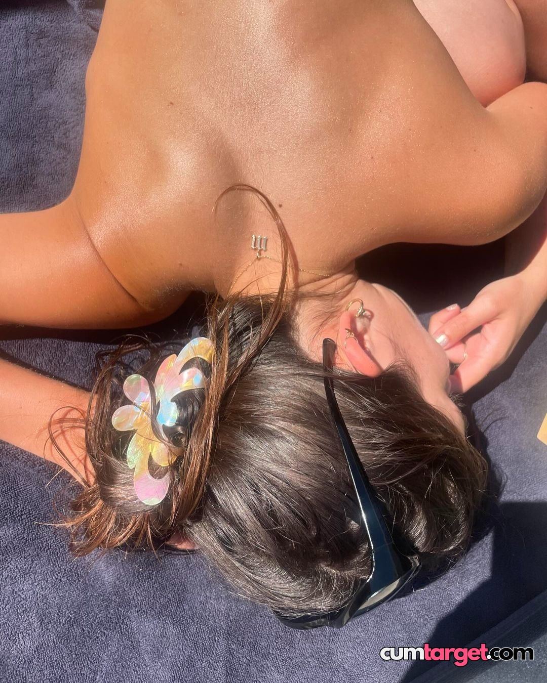 Target Sunbathing Woman Relaxing