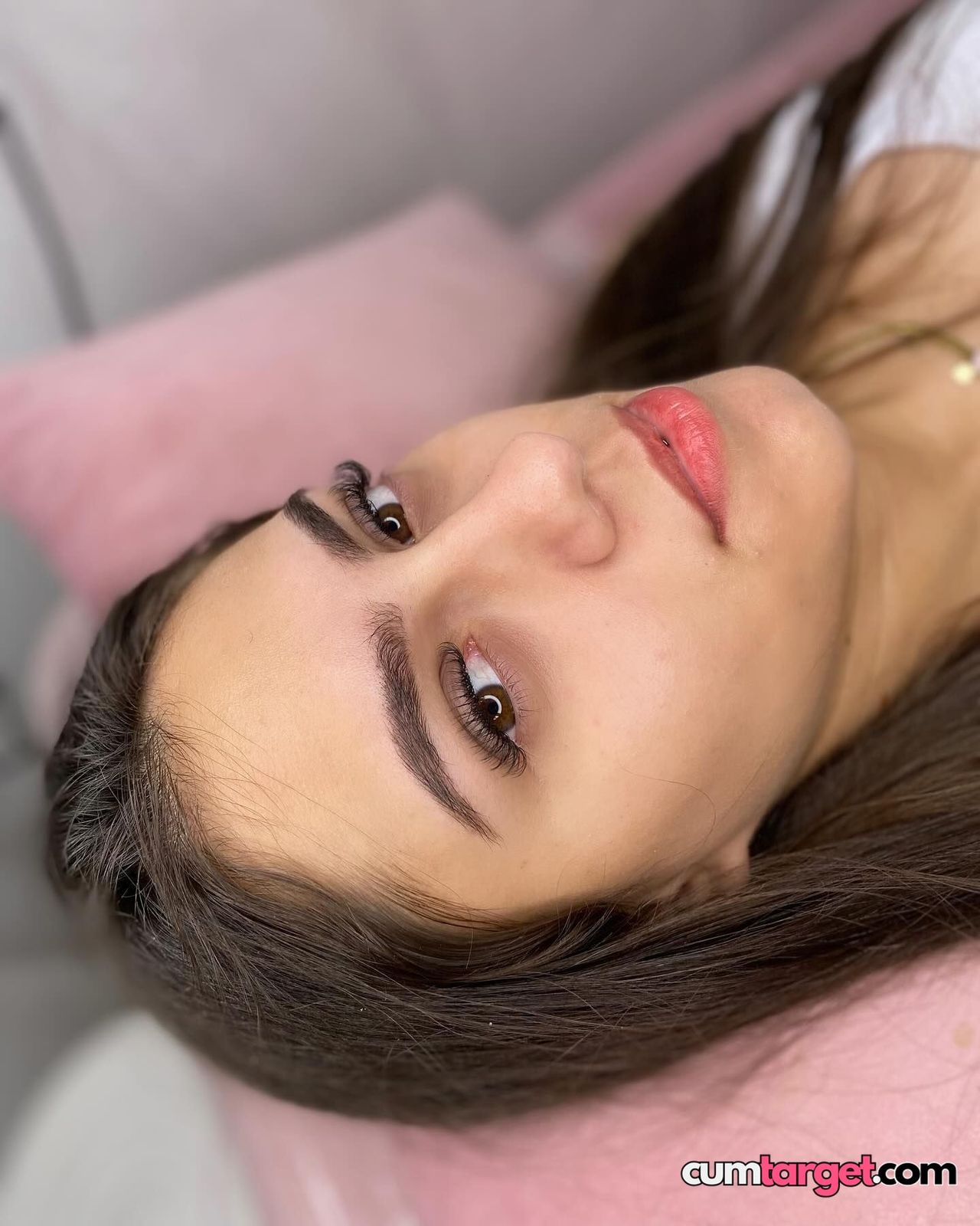 Waiting for Cum Close-up of Woman's Face