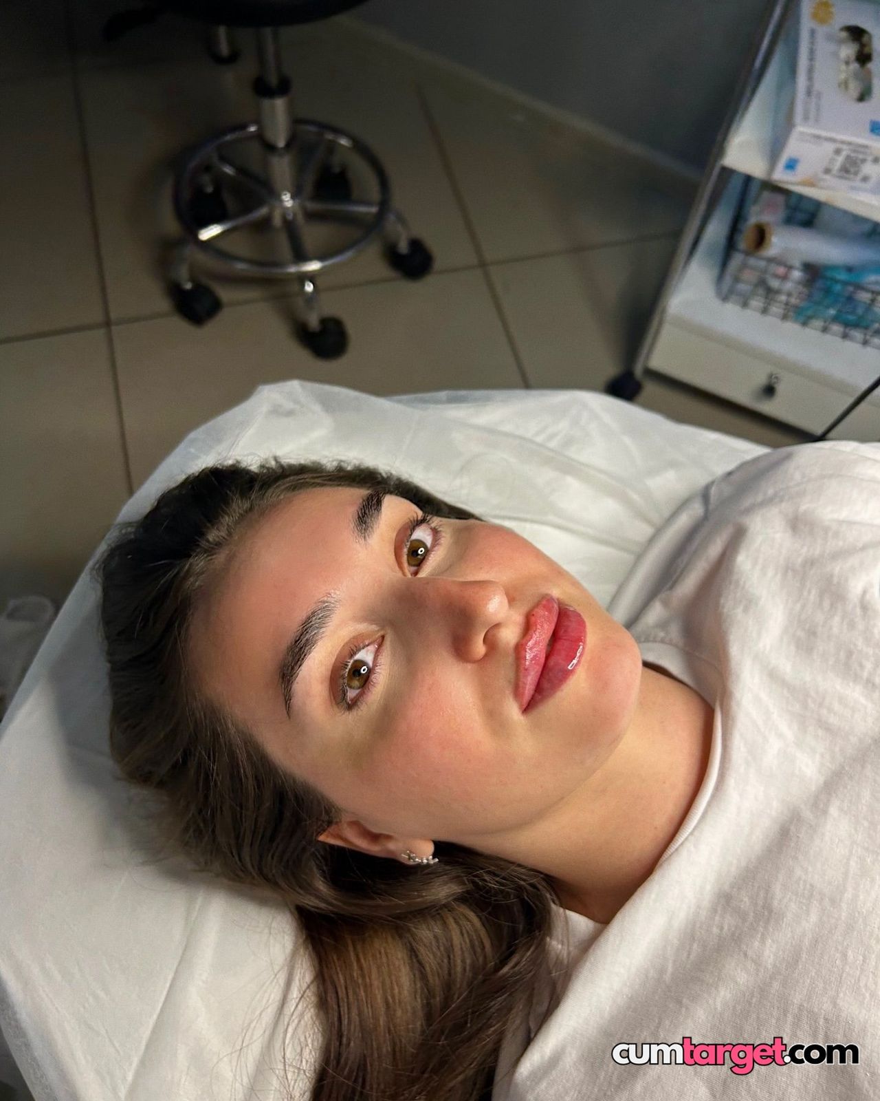 Target Relaxed Woman Lying Down