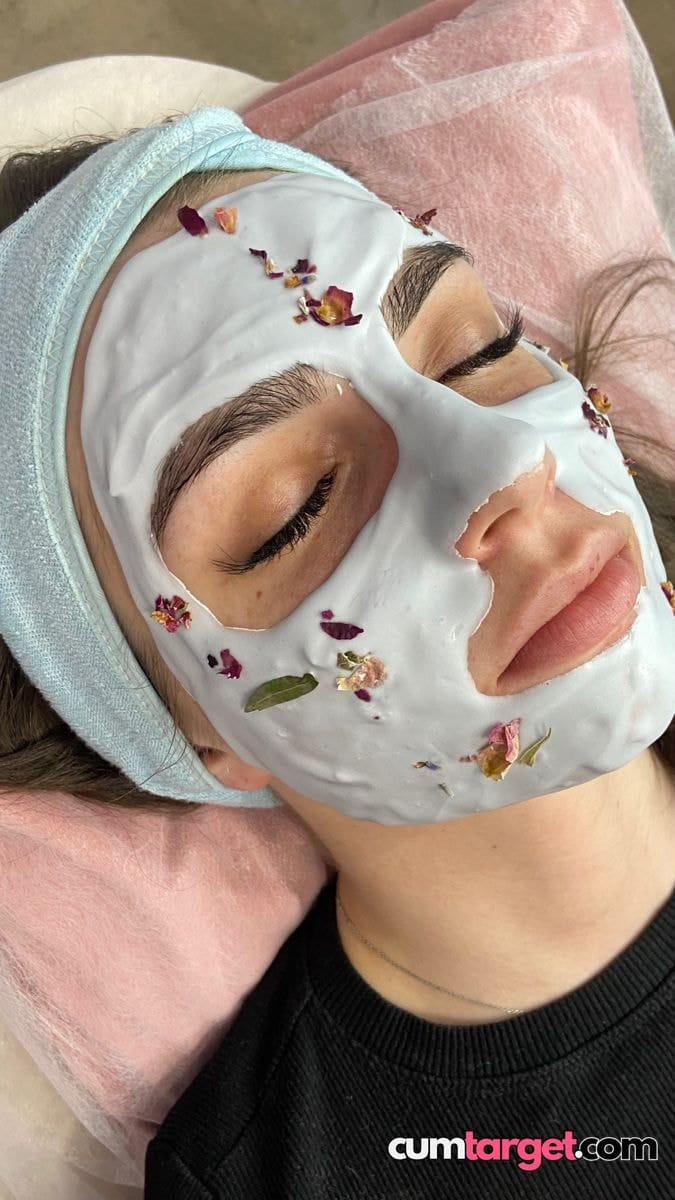 Waiting for Cum Relaxing Facial Spa Treatment