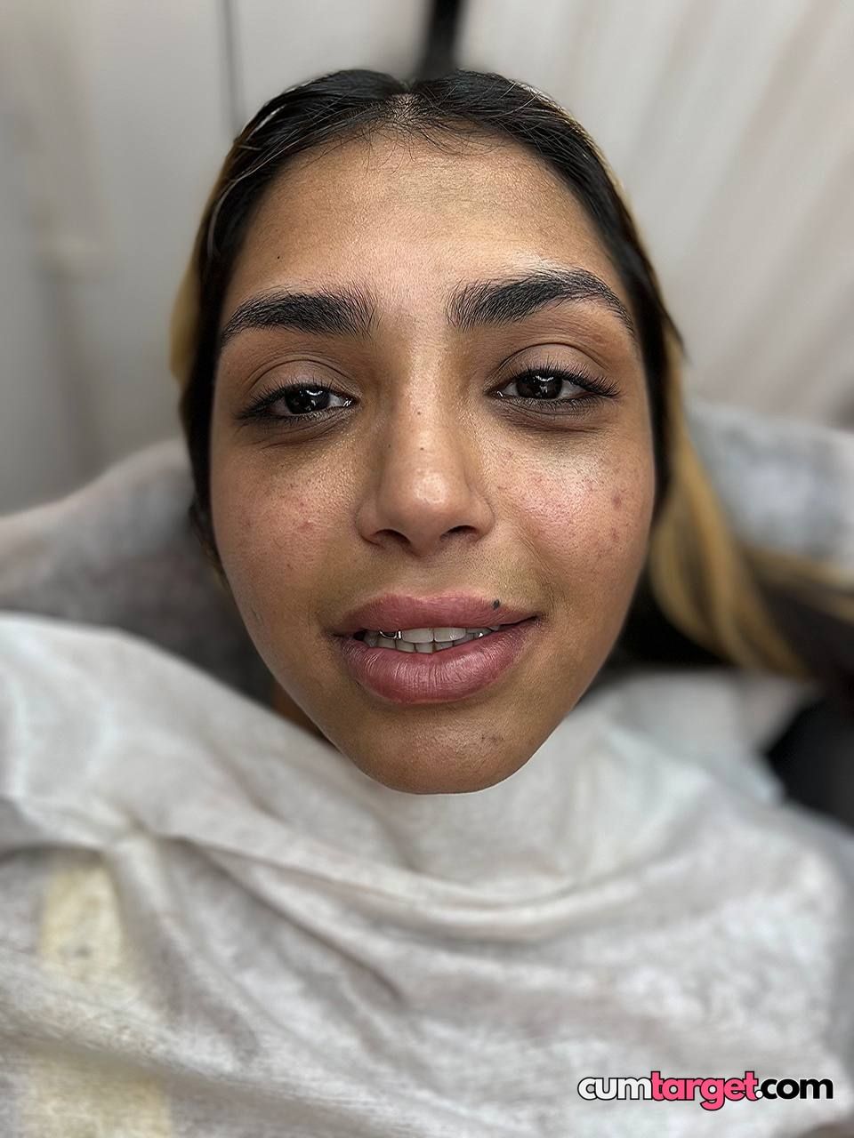 Waiting for Cum Close-up Portrait of Woman