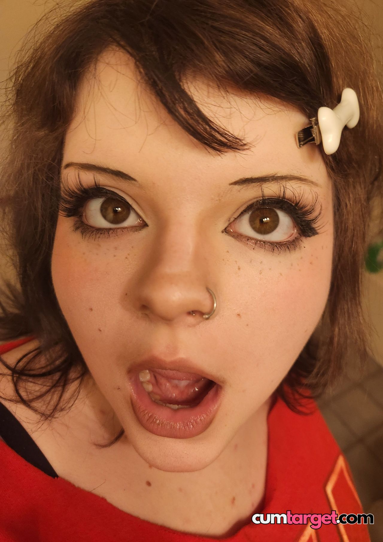 Waiting for Cum Close-up Surprised Woman