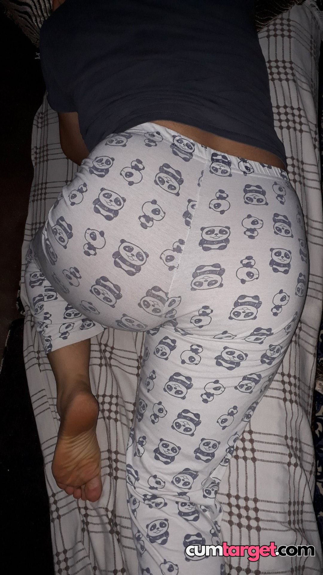 Target Person Lying on Bed