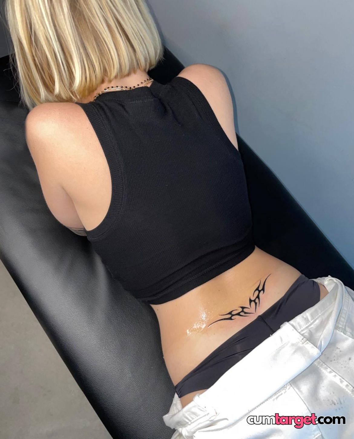 Cum On Back Tattoo Reveal