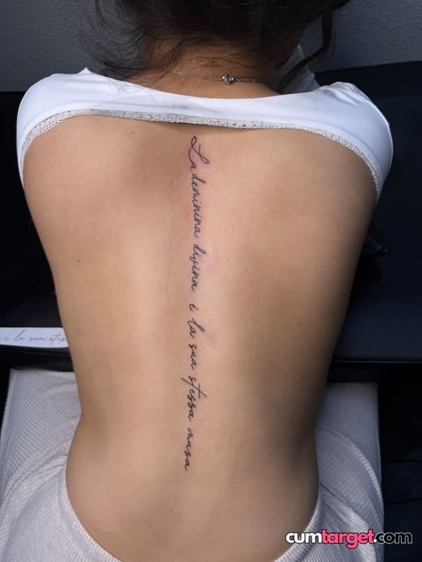 Waiting for Cum Back Tattoo Reveal