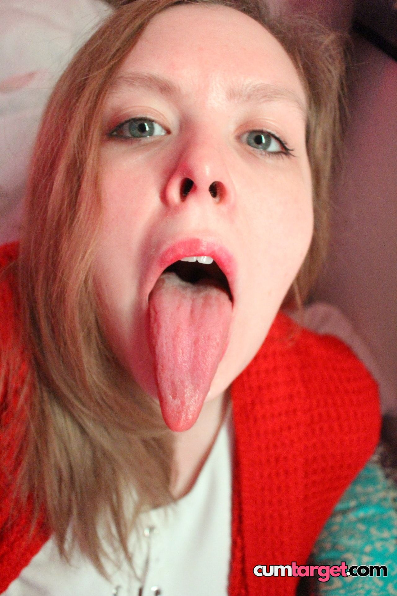 Target Woman Sticking Out Tongue