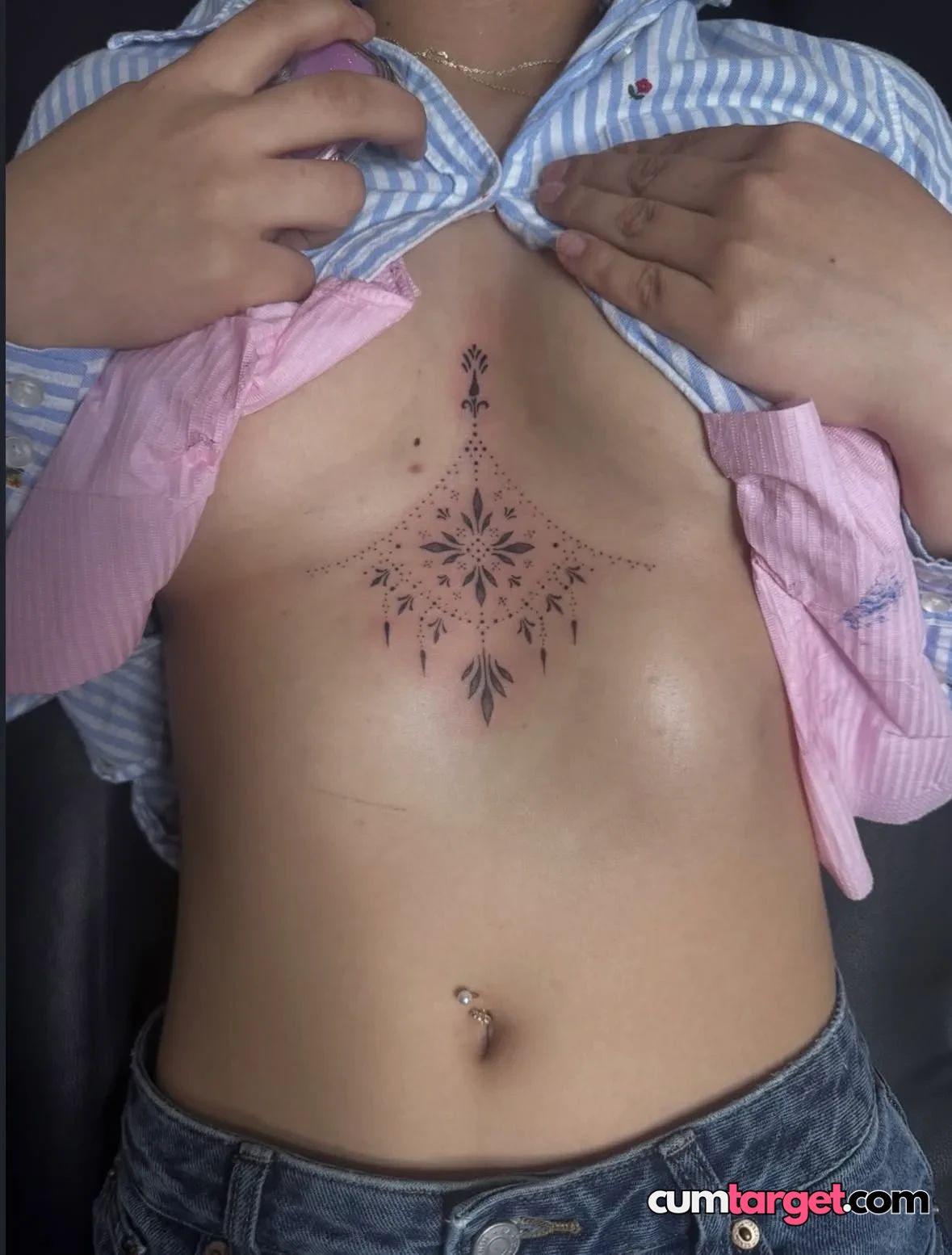 Spray on Chest Tattoo Reveal