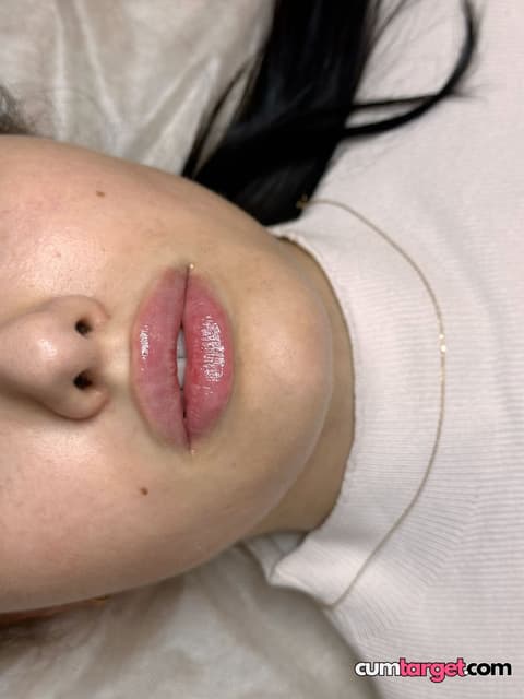 Wait for you Close-up of lips and nose