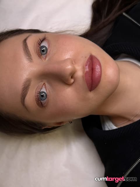 Spray on Close-up of Woman's Face