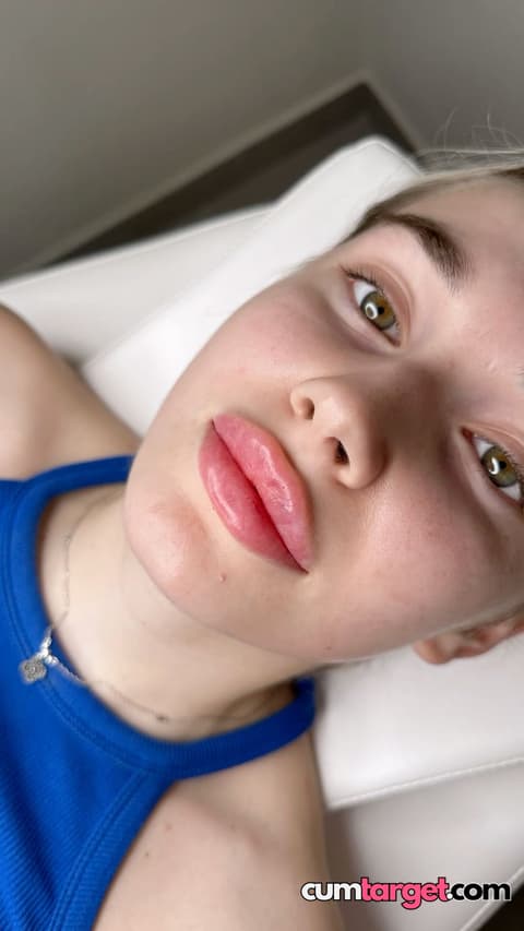 Target Close-up Portrait in Blue Top