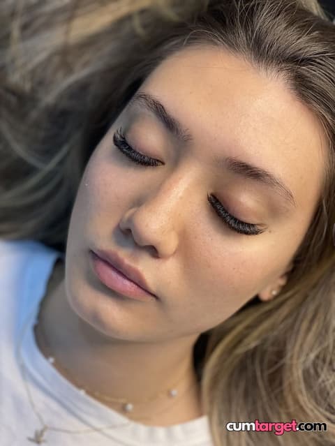 Cum Target Peaceful Resting Woman