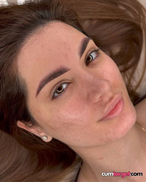 Waiting for Cum Close-up of Woman's Face