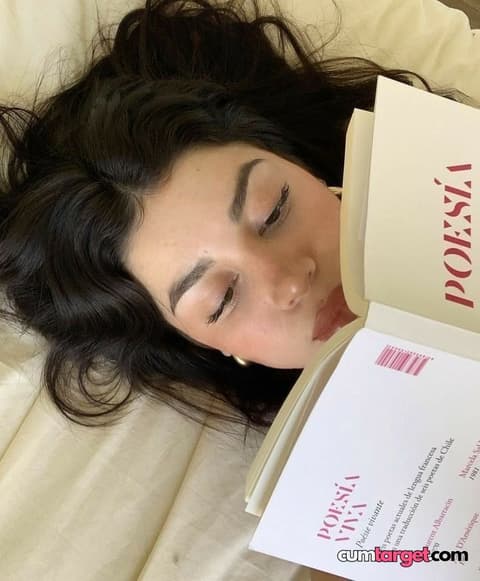 Cum Target Woman Reading Poetry Book