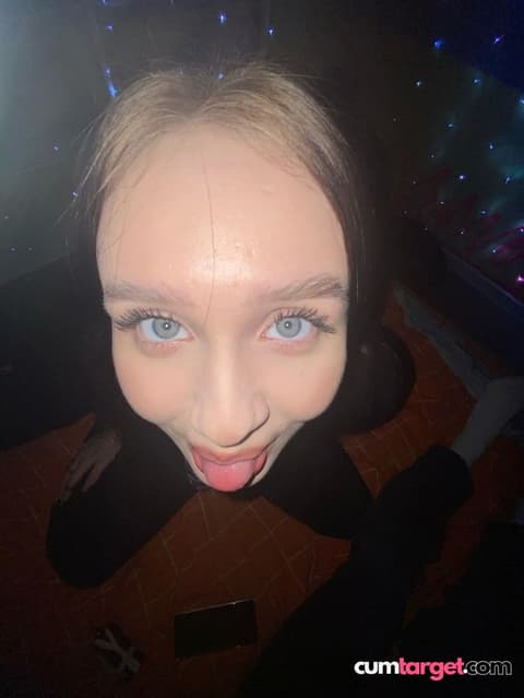 Cum On Playful Close-Up Portrait