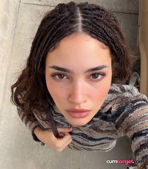 Target Close-up Selfie of Woman