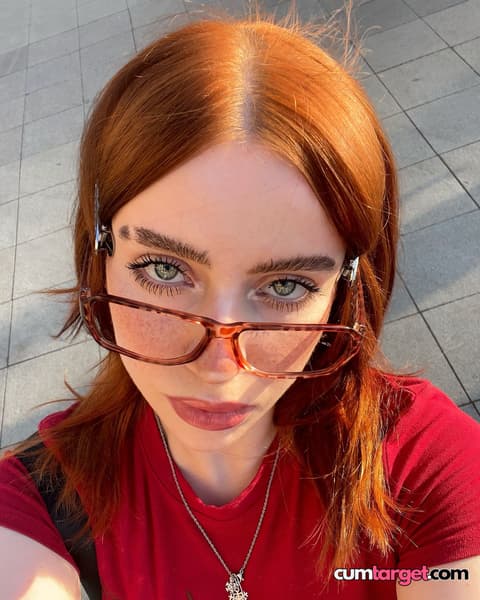 Spray on Close-up Selfie with Glasses
