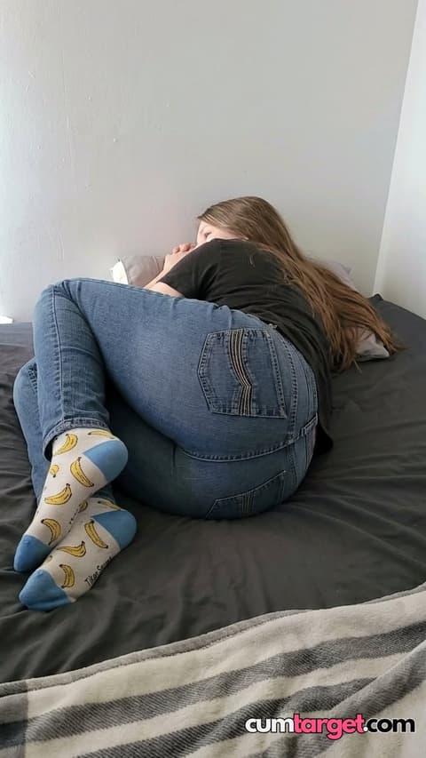 Target Person Resting on Bed