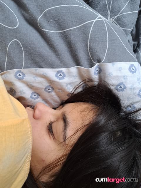 Target Person Resting on Bed