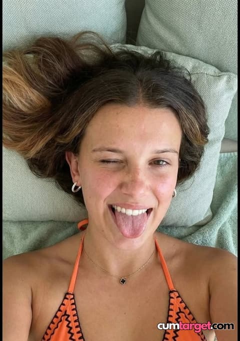 Wait for you Playful Selfie with Tongue Out