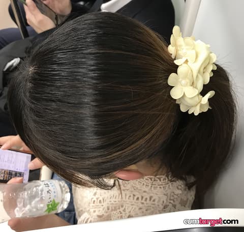 Cum On Woman with Hair Accessory