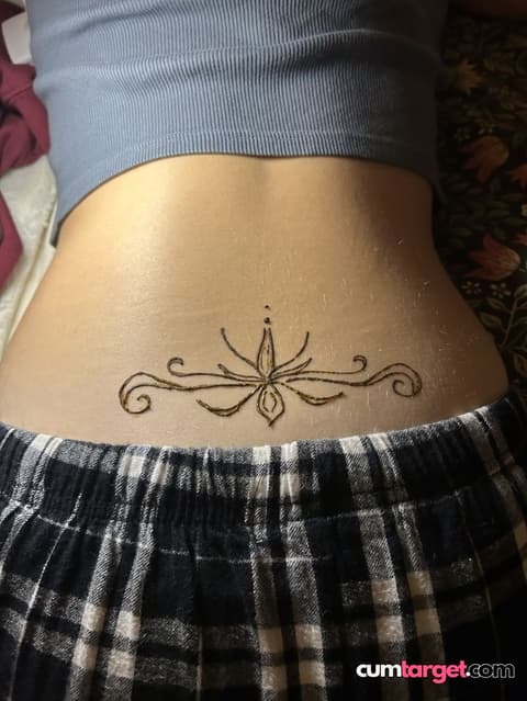 Target Lower Back Tattoo Art