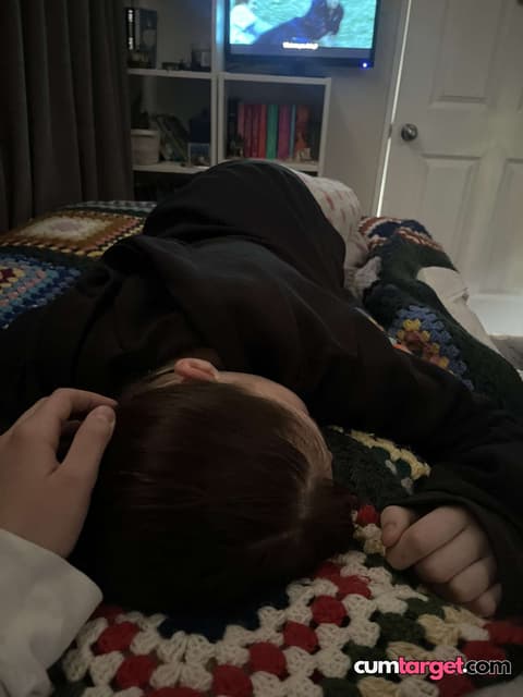 Target Person Lying on Bed