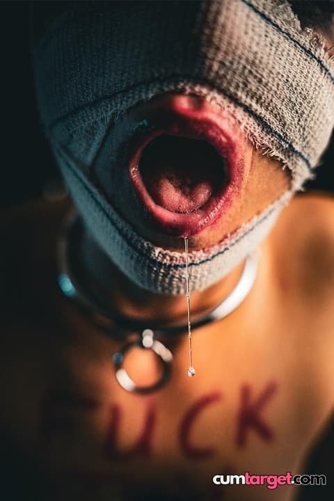 Target Mouth Covered with Bandage