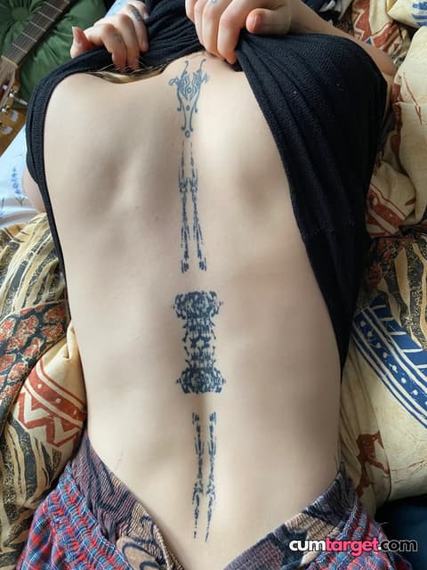 Spray on Back Tattoo Reveal
