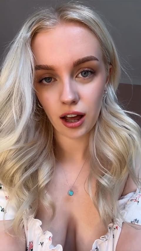 Blonde Woman Close-Up