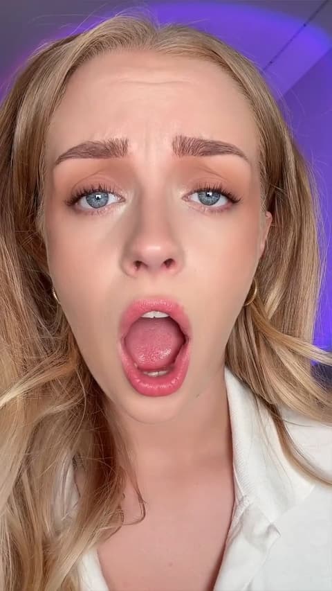 Surprised Woman Close-Up