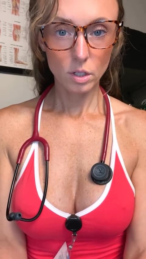 Medical Professional in Red Top