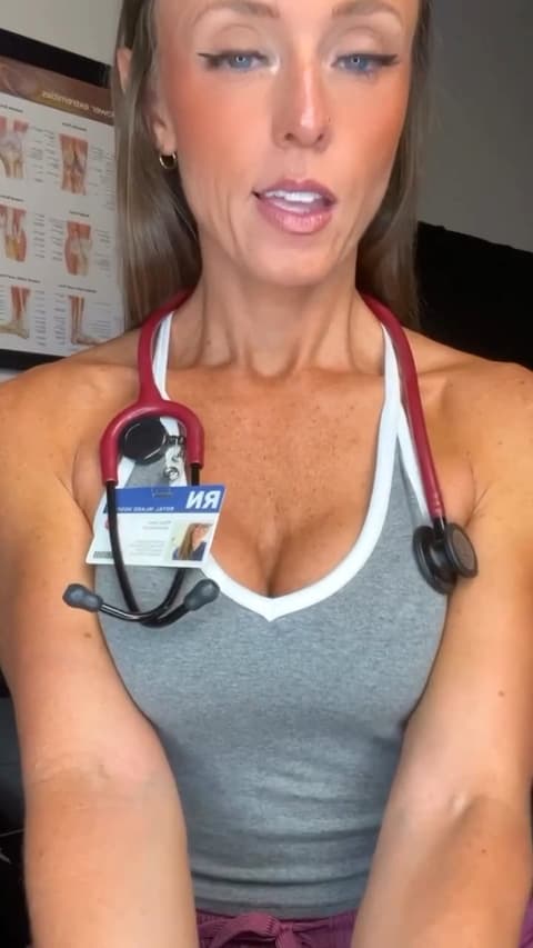 Nurse in Casual Attire