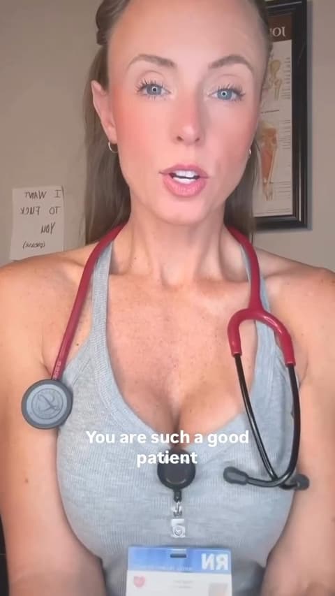 Nurse Complimenting Patient