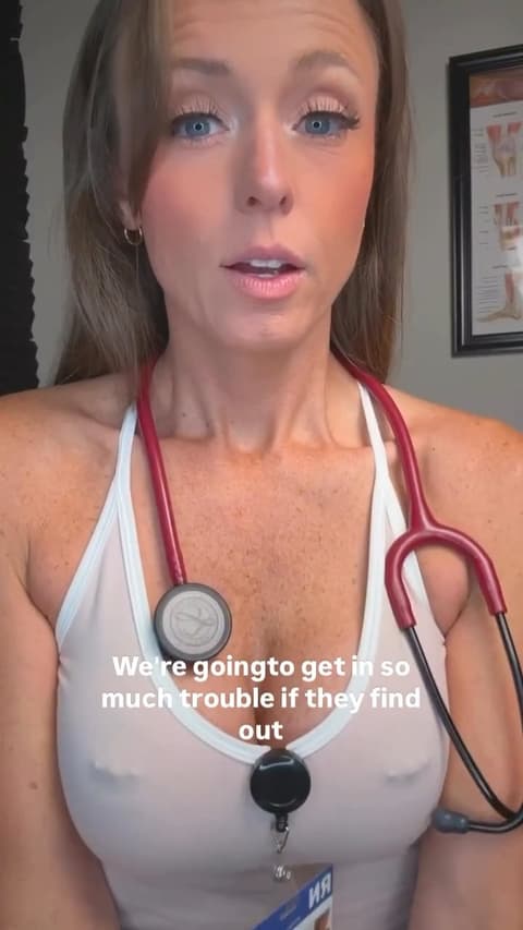 Woman with Stethoscope Speaking