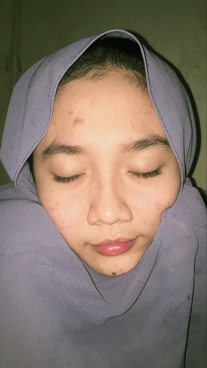 Serene Face with Closed Eyes