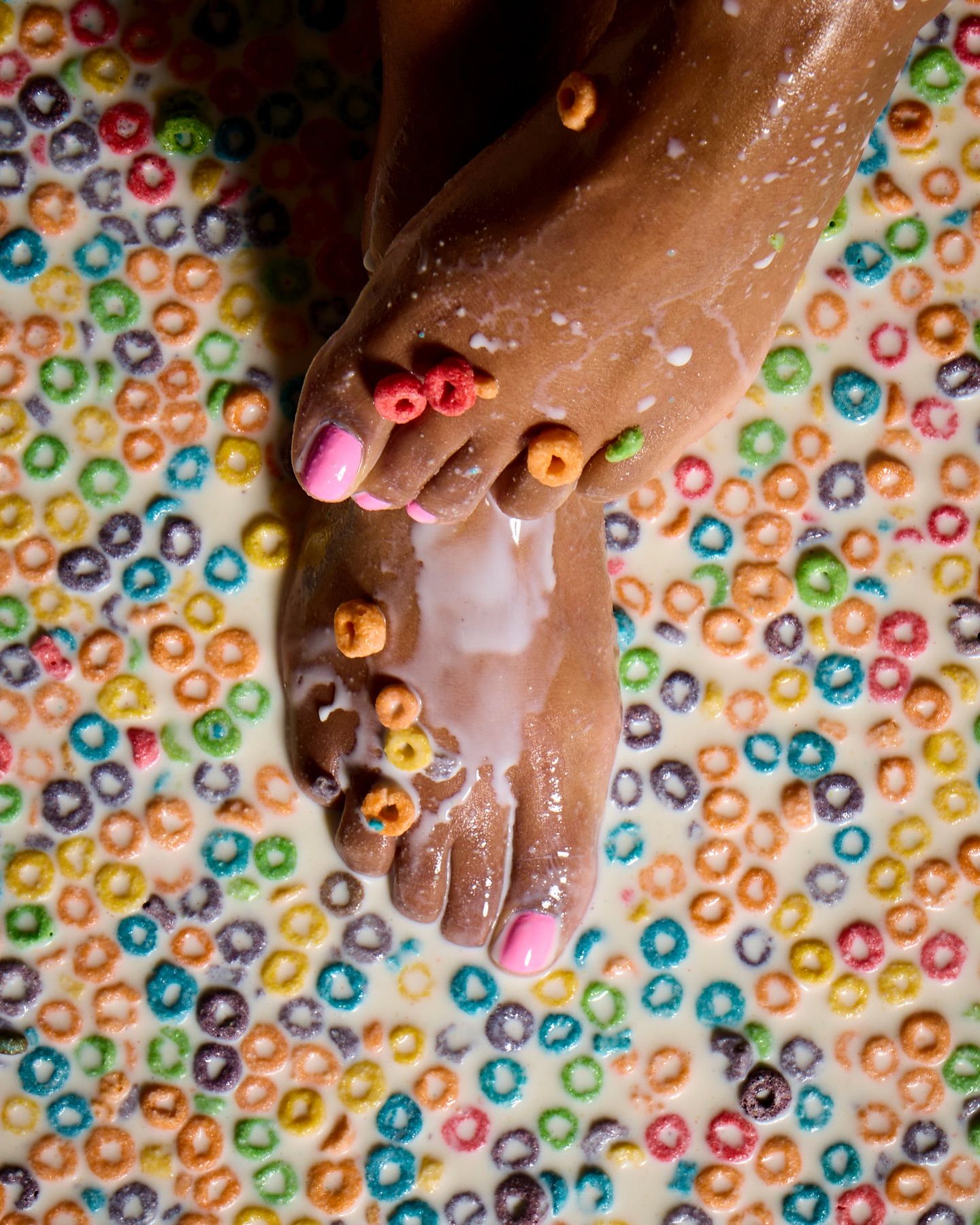 Feet in Cereal and Milk
