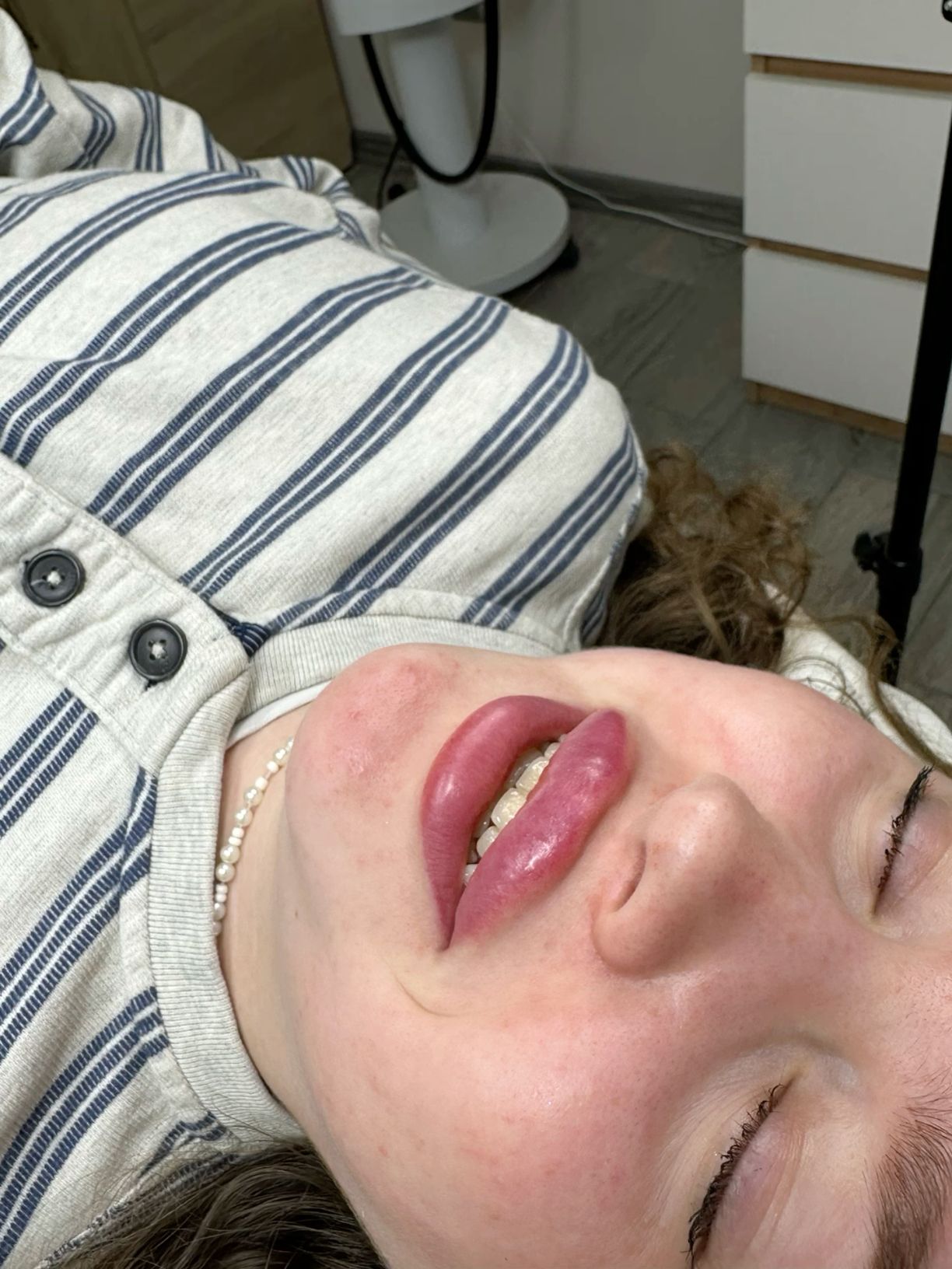 Relaxed Person Lying Down