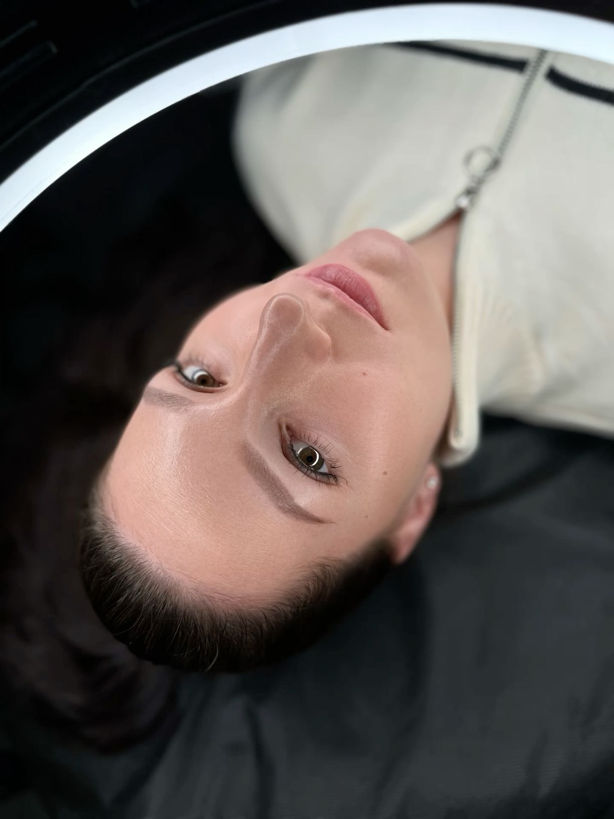 Close-up Portrait with Ring Light