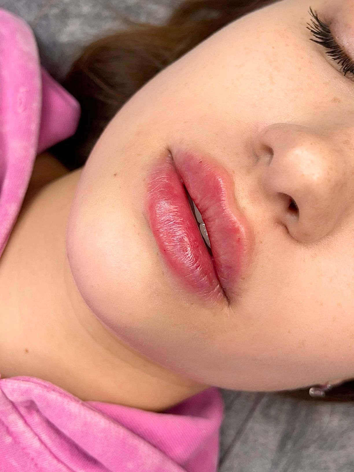 Close-up of Relaxed Face