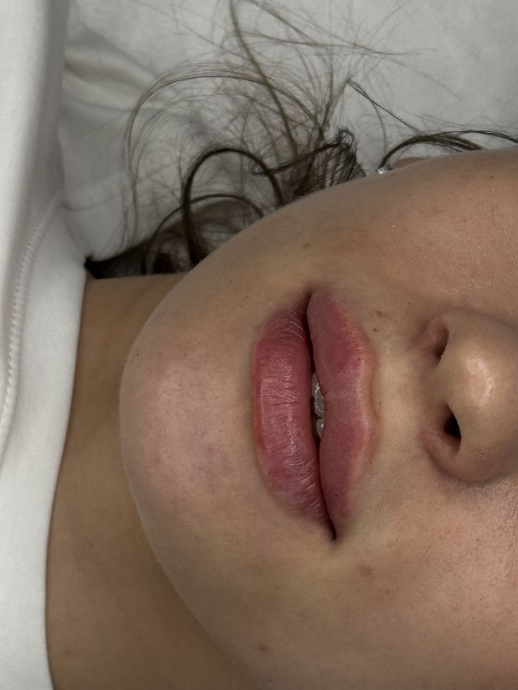 Close-up of Lips and Nose