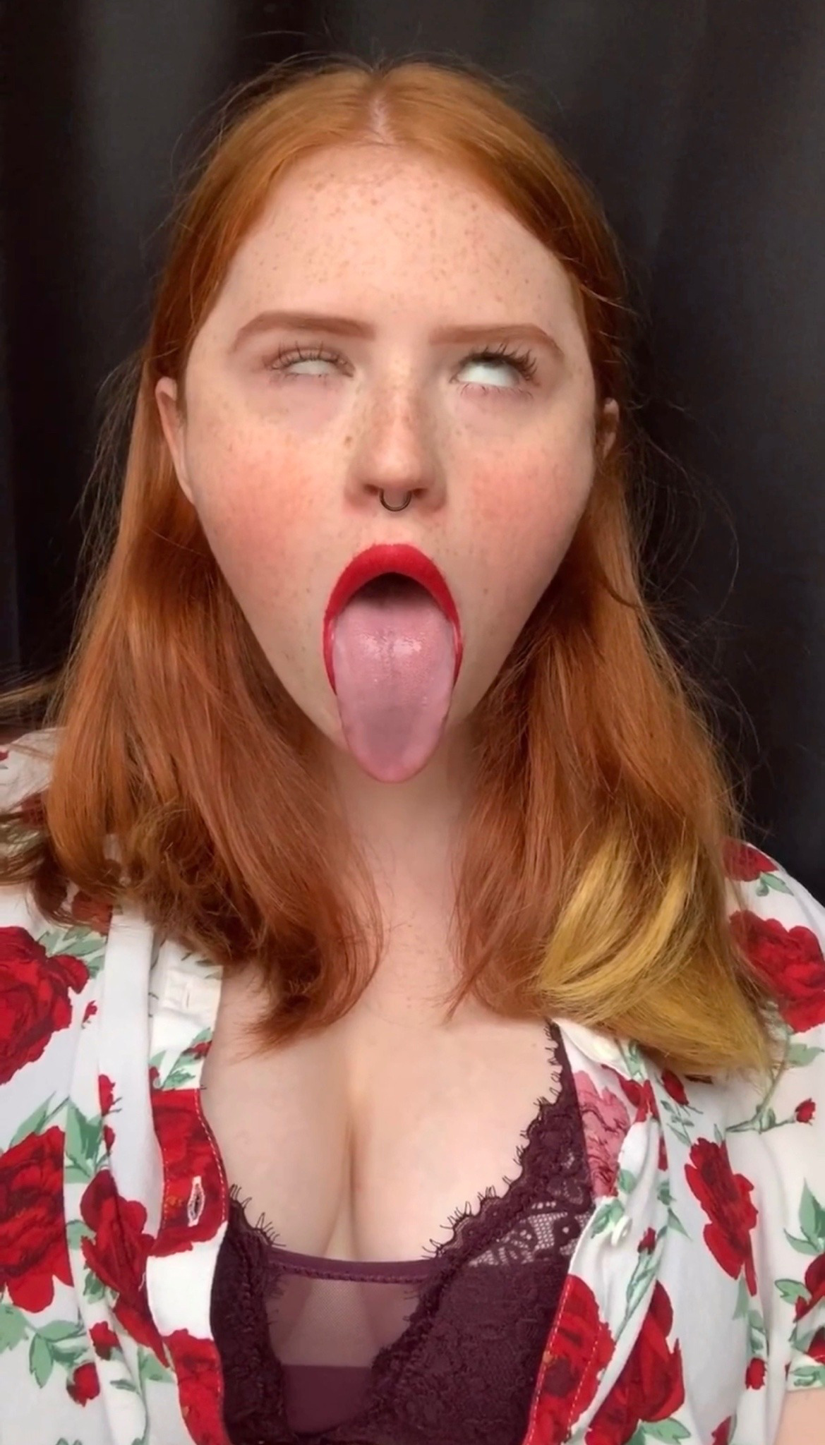 Wait for cum Spray on Playful Face Expression