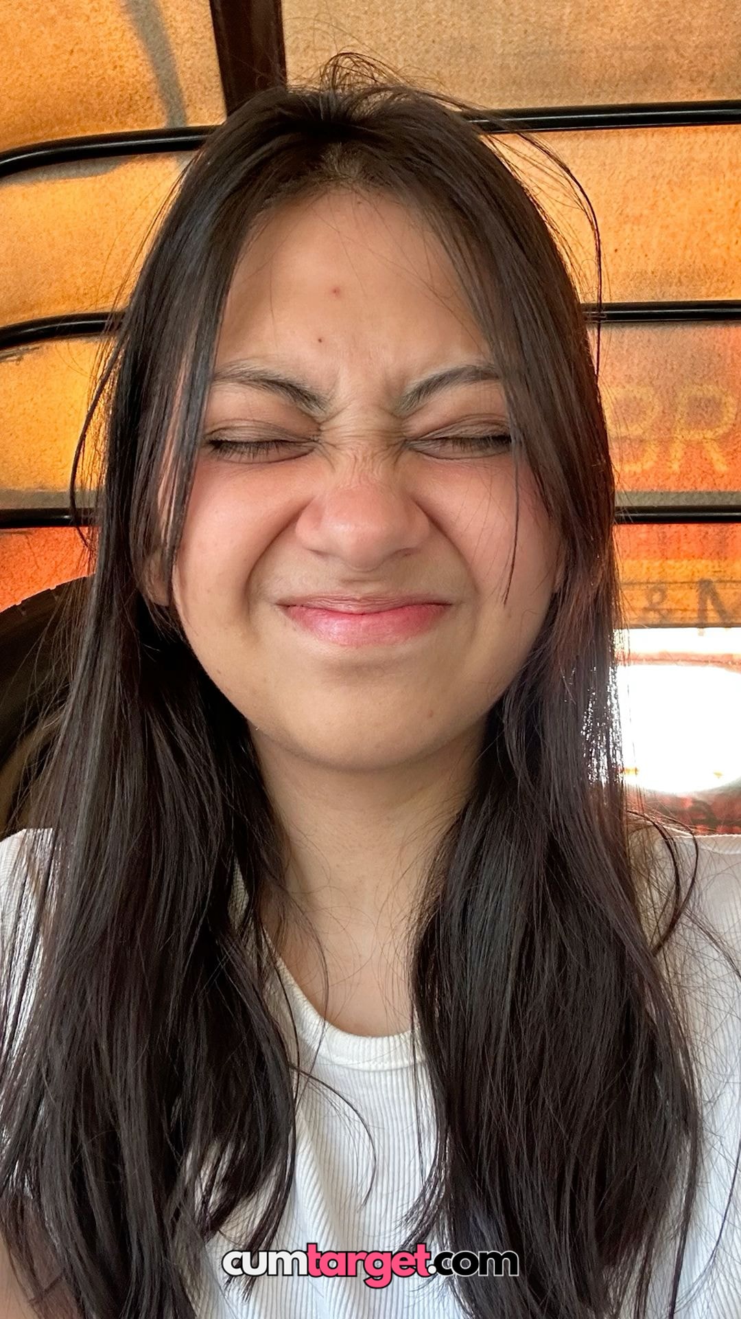 Cum target Wait for cum Playful Face Close-Up